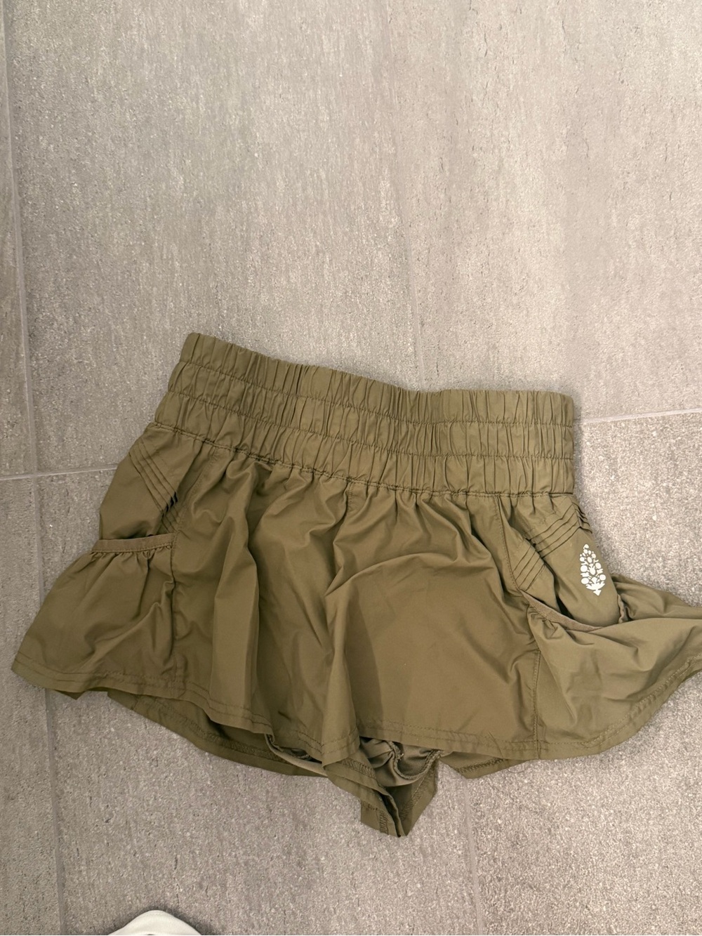 FP Movement by Free People Olive Green Athletic Skort